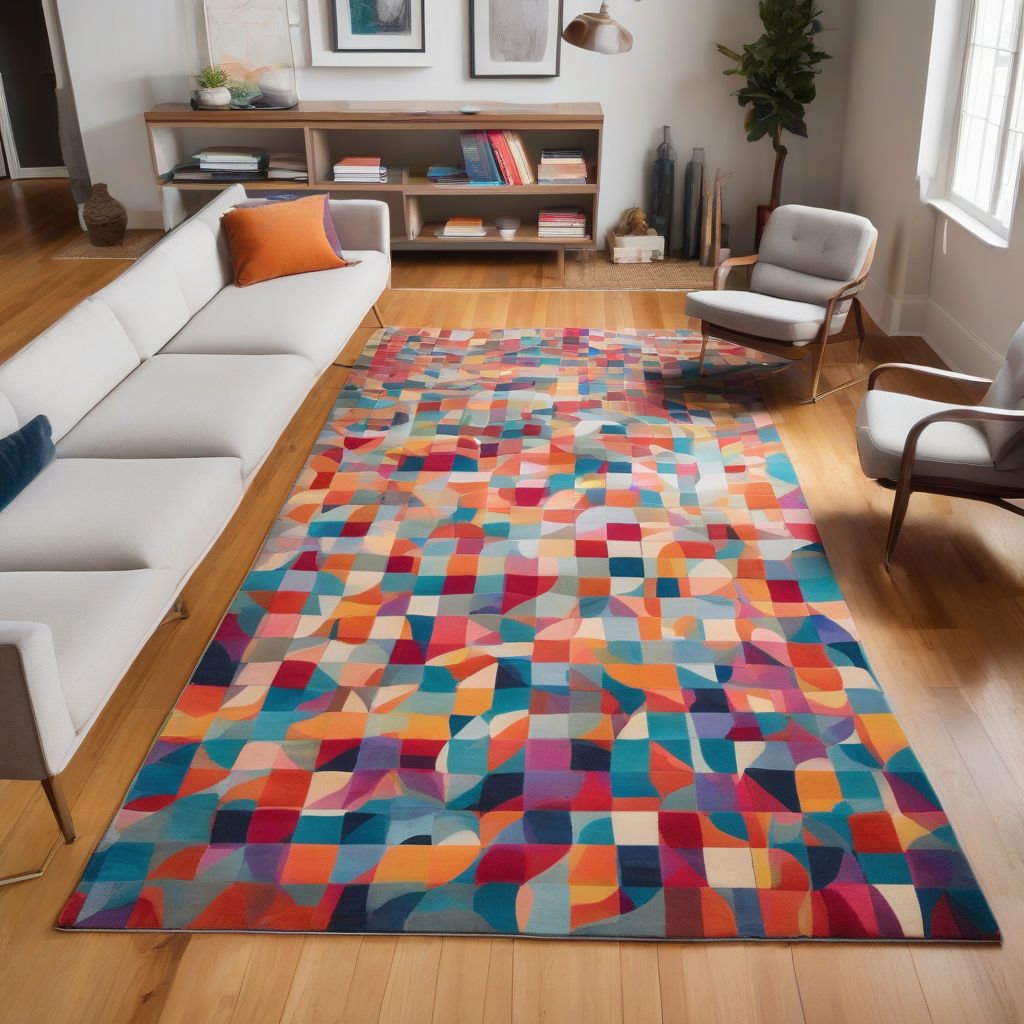 Geometric Patterned Rug