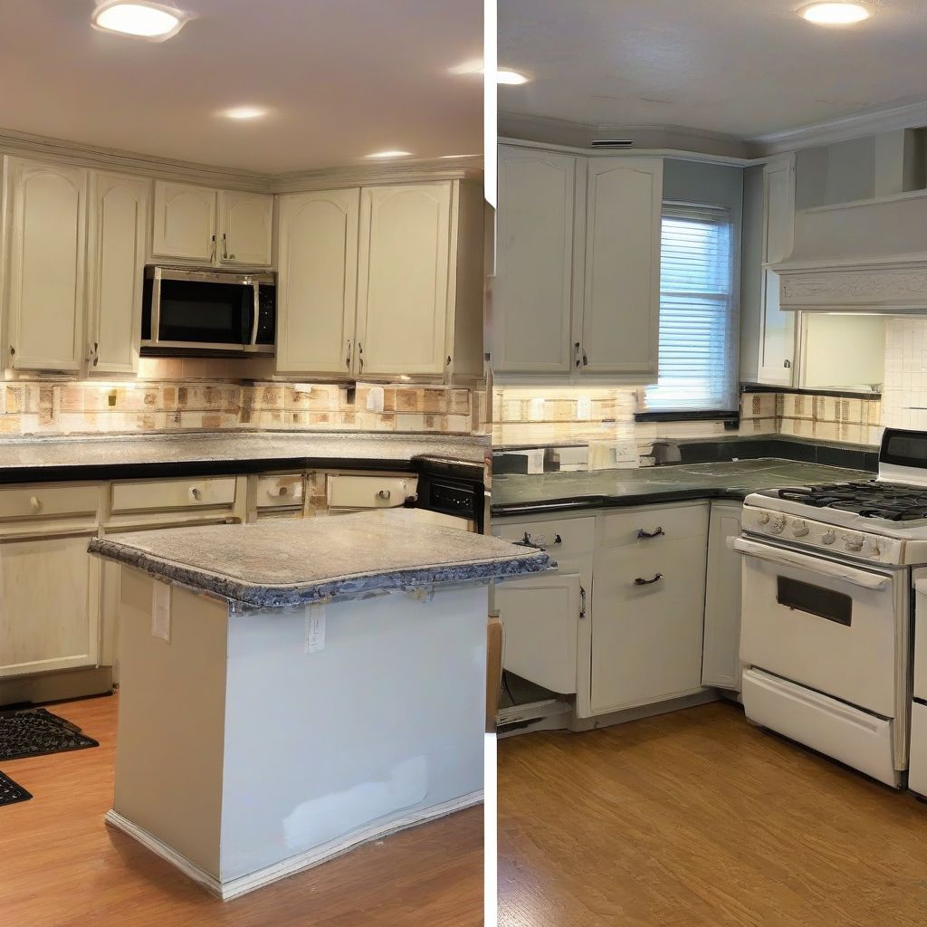 Kitchen Remodel Before and After